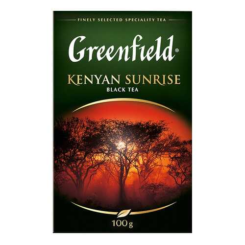 Чай черный листовой Greenfield Kenyan Sunrise 100 г в Бристоль