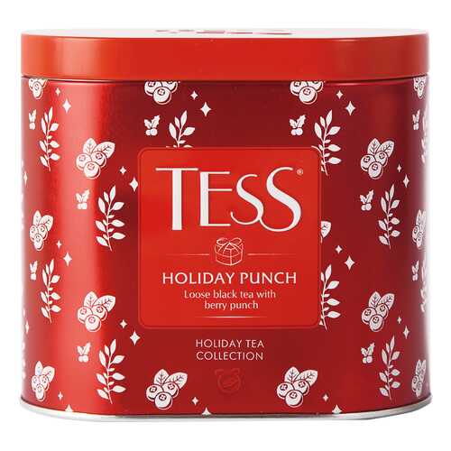 Чай черный листовой Tess Holiday Punch 100 г в Бристоль