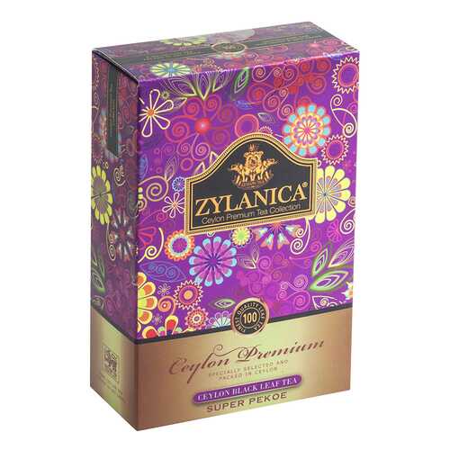 Чай черный листовой Zylanica batik design super pekoe 100 г в Бристоль
