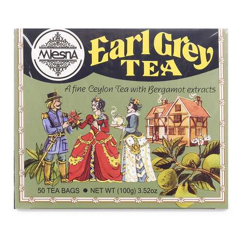 Чай черный Mlesna Earl Grey с ароматом бергамота Евро-Скан Экспорт 50 пак*2г Шри-Ланка в Бристоль