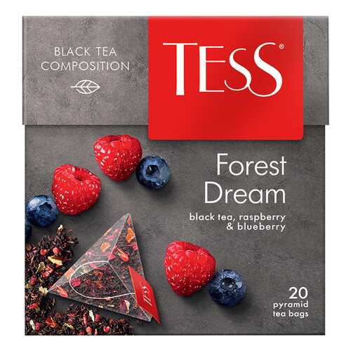 Чай черный в пирамидках Tess Forest Dream 20 пакетиков в Бристоль