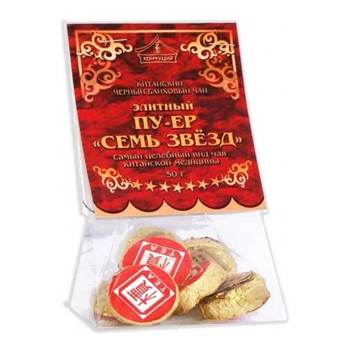 Чай черный в таблетках Конфуций pu-er семь звезд 50 г в Бристоль