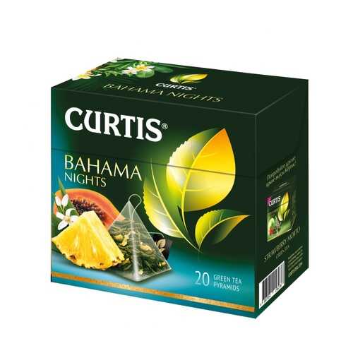 Чай Curtis Bahama Nights зеленый с добавками 20 пирамидок в Бристоль