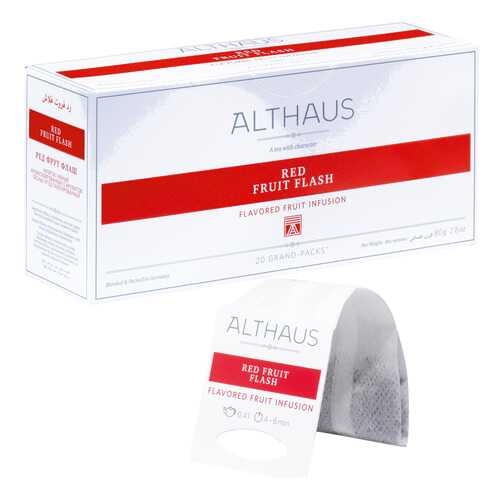 Чай фруктовый в пакетах для чайника Althaus ред фрут флэш 20*4 г в Бристоль