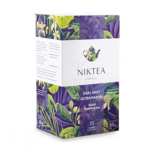 Чай Niktea Earl Grey Ultramarine черный с бергамотом 25 пакетиков в Бристоль