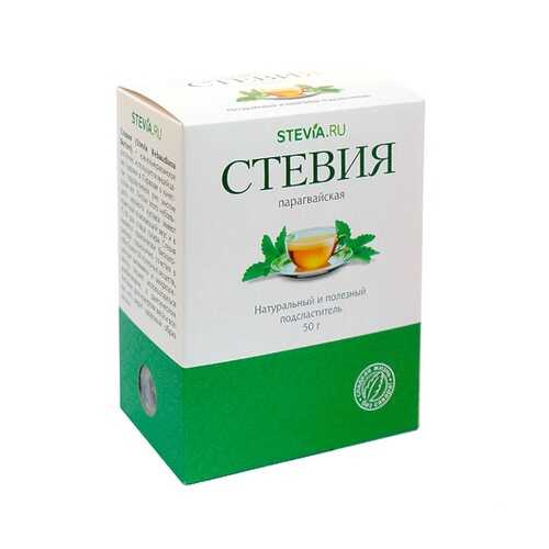 Чай Stevia.ru Стевия, листовая измельченная, 50 гр в Бристоль