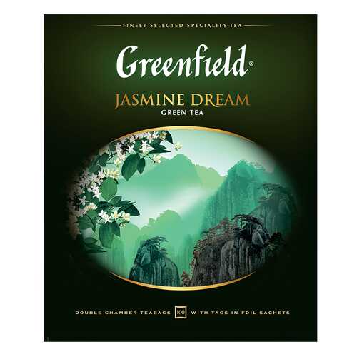 Чай зеленый Greenfield Jasmine Dream 100 пакетиков в Бристоль