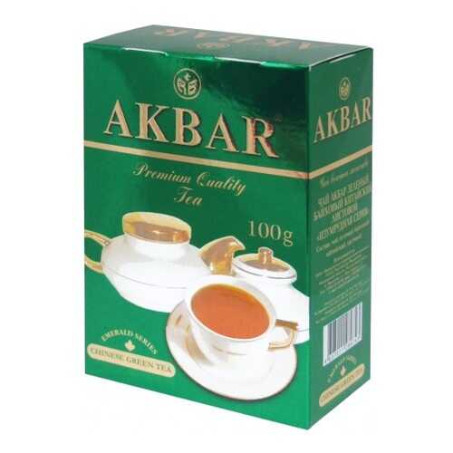 Чай зеленый листовой Akbar изумрудная серия 100 г в Бристоль