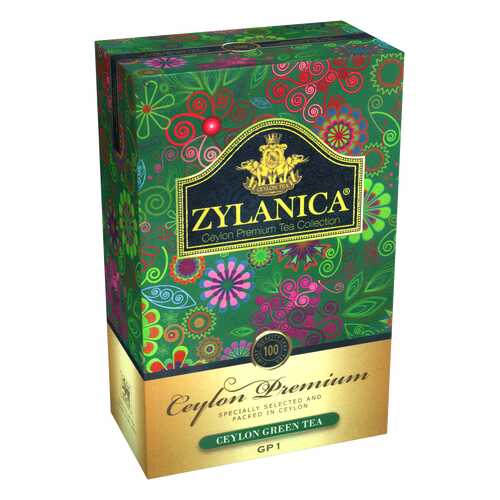 Чай зеленый листовой Zylanica ceylon premium collection 100 г в Бристоль