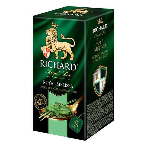 Чай зеленый Richard Royal Melissa 25 пак в Бристоль