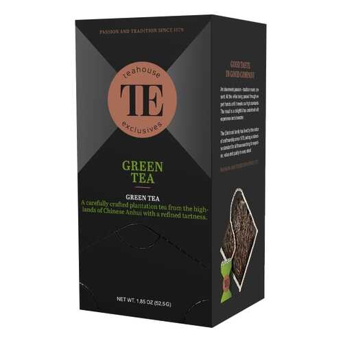Чай зеленый Teahouse Exclusives Green Tea 15 пакетиков 40 г в Бристоль