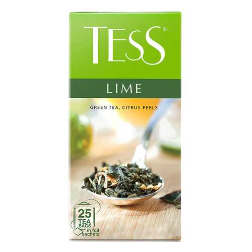 Чай зеленый Tess Lime 25 пакетиков в Бристоль