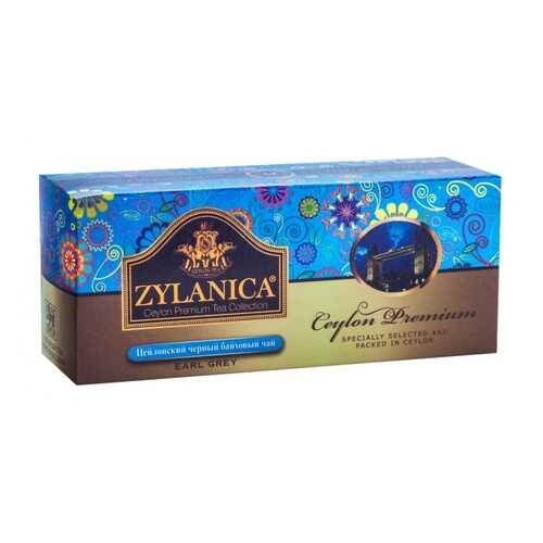 Чай Zylanica Ceylon Premium черный байховый с бергамотом 25 пакетиков в Бристоль