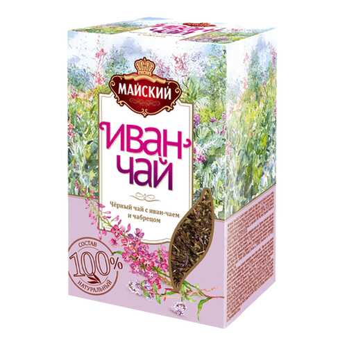 Иван-чай Майский с черным чаем и чабрецом, 75 г в Бристоль