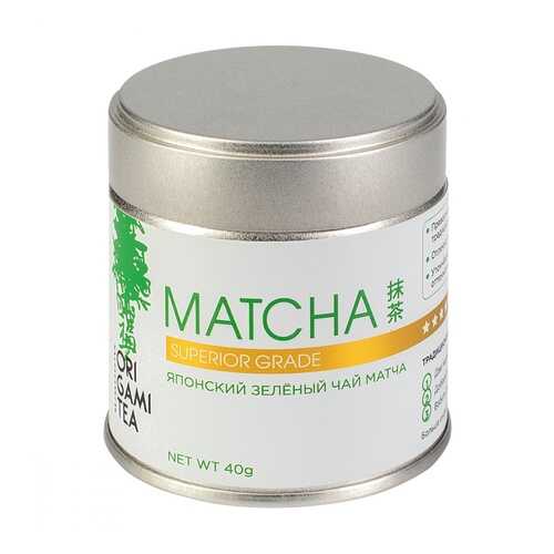 Японский зеленый чай Origami Tea Matcha Superior Grade порошковый 40 г в Бристоль