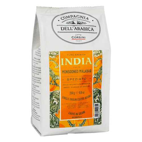 Кофе Compagnia Dell'Arabica India Monsooned Malabar в зёрнах 250 г в Бристоль