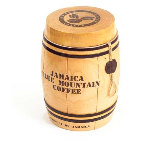 Кофе Jamaica Blue Mountain подарочный в зернах для гурманов в деревянном бочонке 200 г в Бристоль