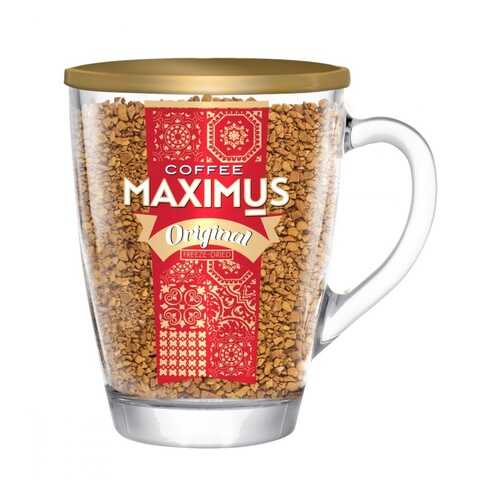 Кофе Maximus Original растворимый в стеклянной кружке 70 г в Бристоль