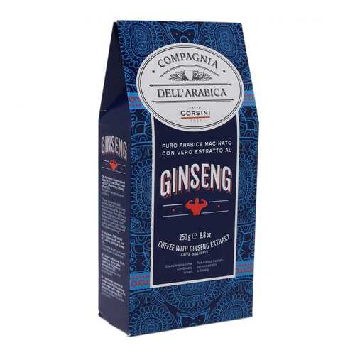 Кофе молотый Dell'Arabica Puro Arabica Con Estrarro Al Ginseng в Бристоль