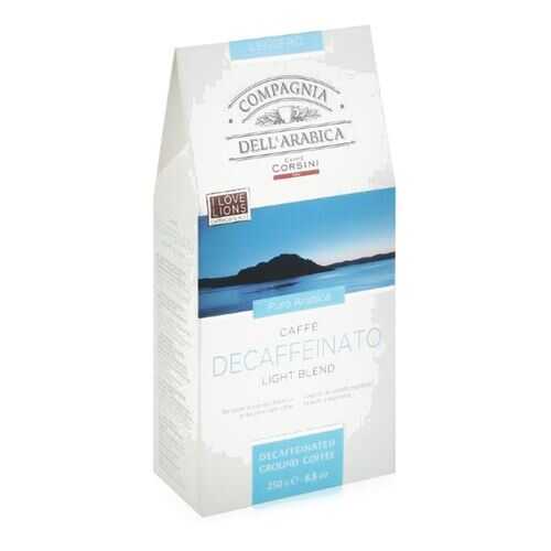 Кофе молотый Dell'Arabica Puro Arabica Decaffeinato в Бристоль