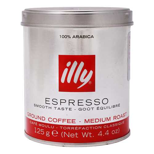 Кофе молотый ILLY caffe espresso 125 г в Бристоль
