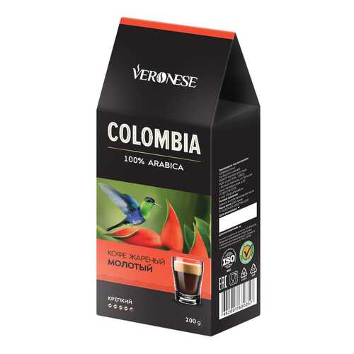 Кофе молотый Veronese Colombia 200 г в Бристоль