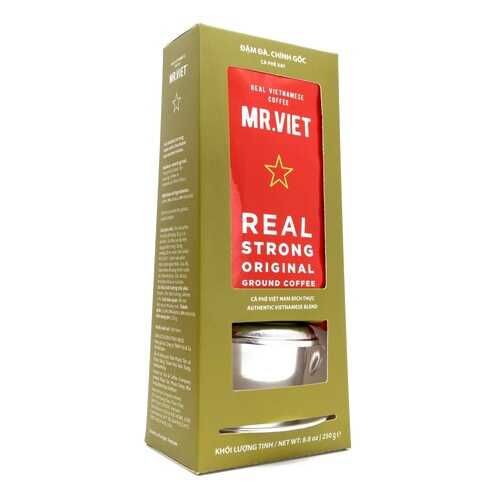 Кофе Mr. Viet с пресс-фильтром, натуральный жареный молотый, 250 гр в Бристоль