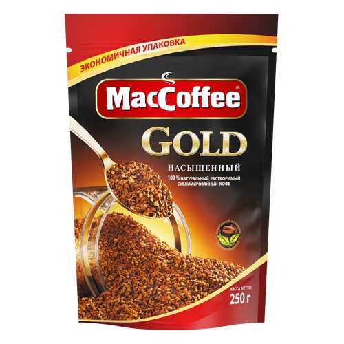 Кофе натуральный растворимый сублимированный GOLD т.з. MacCoffee, д/пак 250г*12 в Бристоль