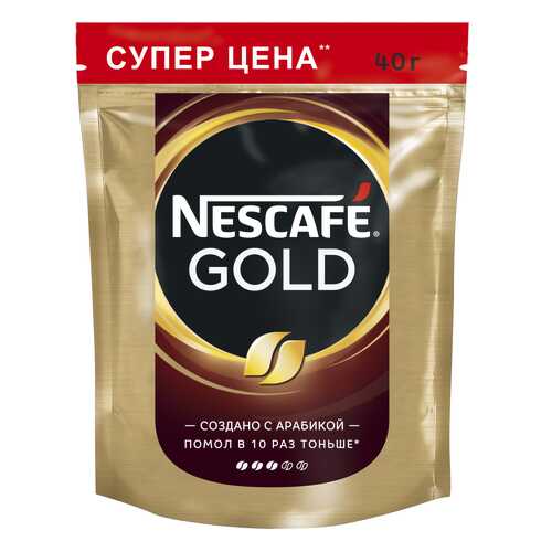 Кофе растворимый Nescafe gold пакет 40 г в Бристоль