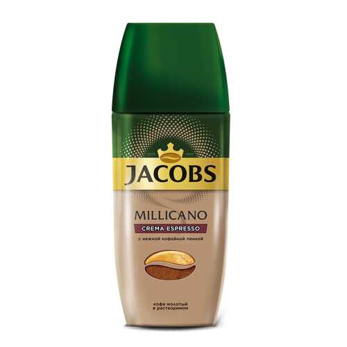 Кофе растворимый с добавлением молотого Jacobs millicano crema espresso 95 г в Бристоль