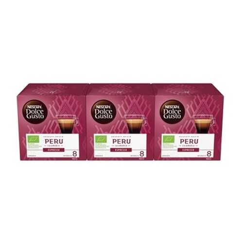 Кофе в капсулах Nescafe Dolce Gusto Эспрессо Перу 3 штуки по 12 капсул в Бристоль