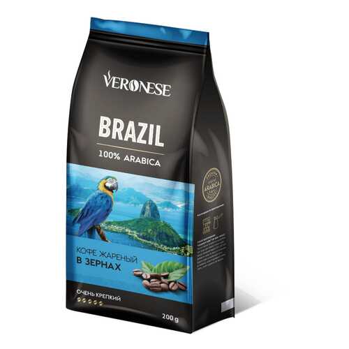 Кофе в зернах Veronese Brazil 200 г в Бристоль