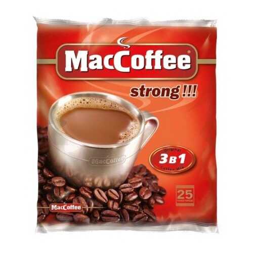 Кофейный напиток растворимый MacCoffee strong 3в1 50 г 16 штук в Бристоль