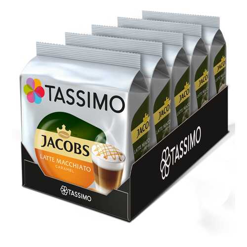 Набор кофе в капсулах Tassimo Latte Macchiato Caramel 5 упаковок в Бристоль
