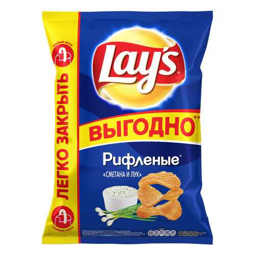 Картофельные чипсы Lay's сметана и лук 225 г в Бристоль