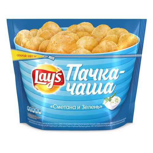 Картофельные чипсы Lay's сметана и зелень 240 г в Бристоль