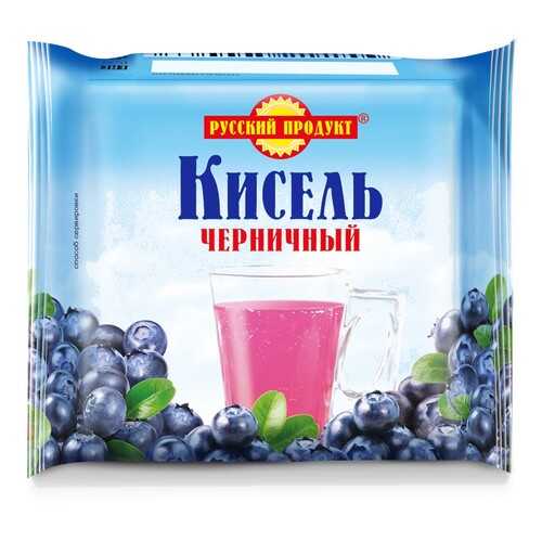 Кисель быстрого приготовления черничный Русский Продукт брикет 220 г в Бристоль