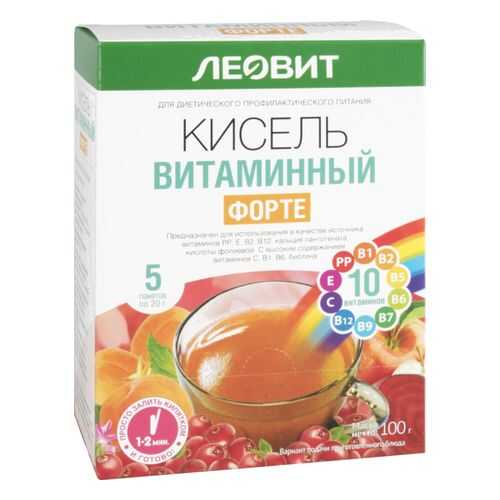 Кисель Леовит витаминный форте 100 г в Бристоль