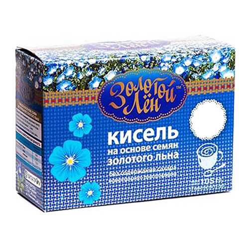 Кисель на льняной основе Золотой лен ассорти 7 пакетов по 15 г в Бристоль