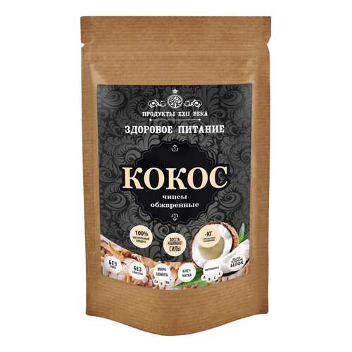Кокосовые чипсы Продукты XXII века обжаренные 100 г в Бристоль