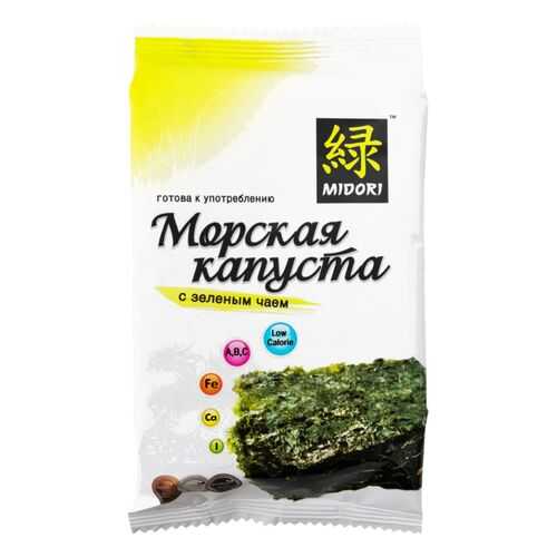 Морская капуста Midori с зеленым чаем 5 г в Бристоль