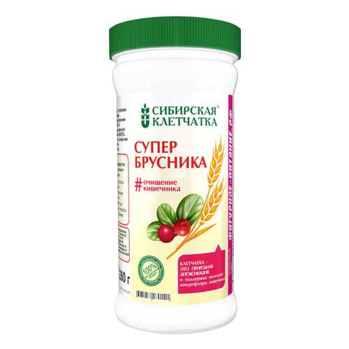 Клетчатка Сибирская супербрусника 280 г в Бристоль