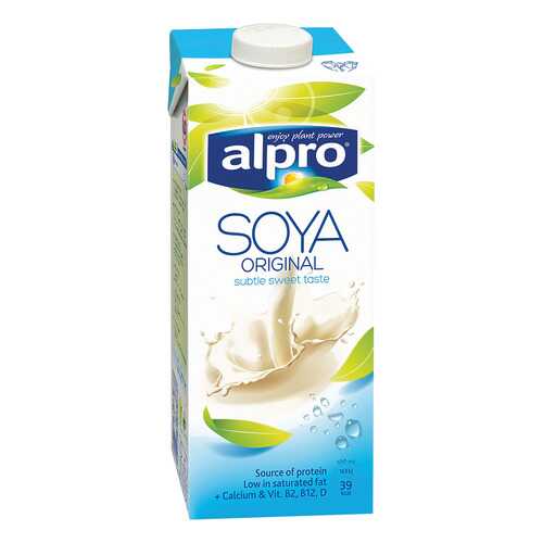 Напиток соевый Alpro обогащенный кальцием и витаминами с кальцием 1 л в Бристоль