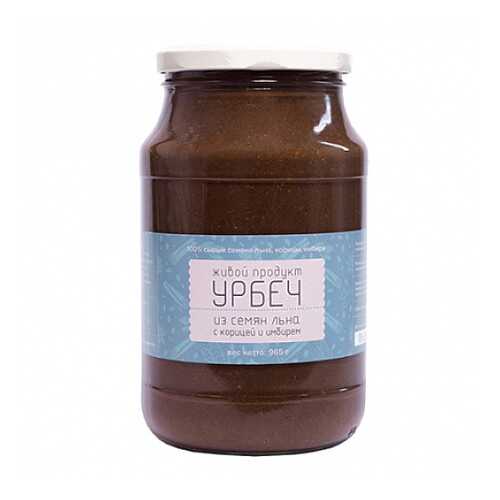 Урбеч из семян льна с корицей и имбирем Живой продукт 965 г в Бристоль
