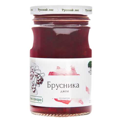 Джем Русский лес брусника премиум 220 г в Бристоль