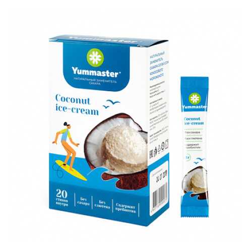 Заменитель сахара со вкусом кокосового мороженого Yummaster 20 штук в Бристоль