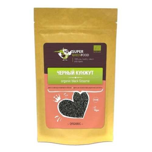 Черный кунжут Super Green Food 150 г в Бристоль
