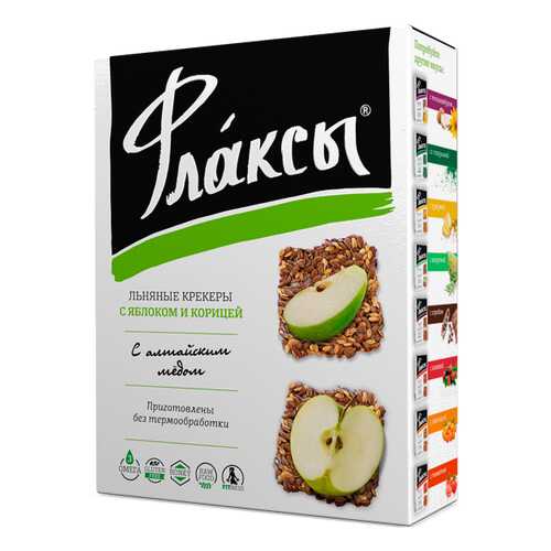 Флаксы Компас Здоровья с яблоком и корицей 120 г в Бристоль