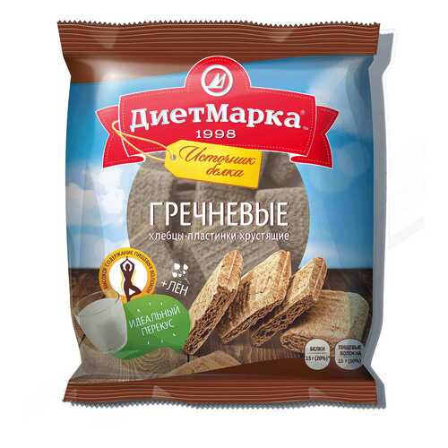 Хлебцы-мини пластинки ДиетМарка гречневые 50 г в Бристоль