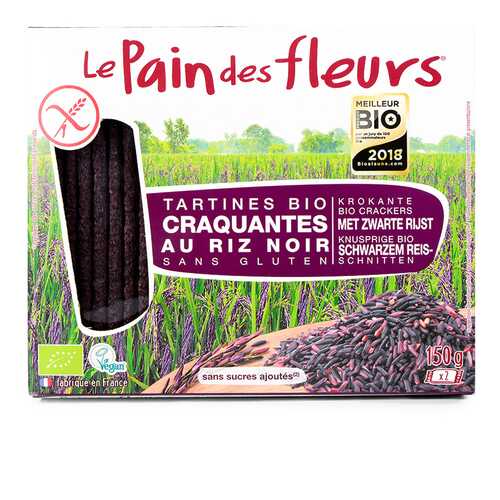 Хлебцы Pain des fleurs диетические из черного риса Euro-Nat 150 г в Бристоль